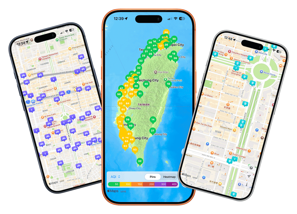 TaiFind - Interactive Maps